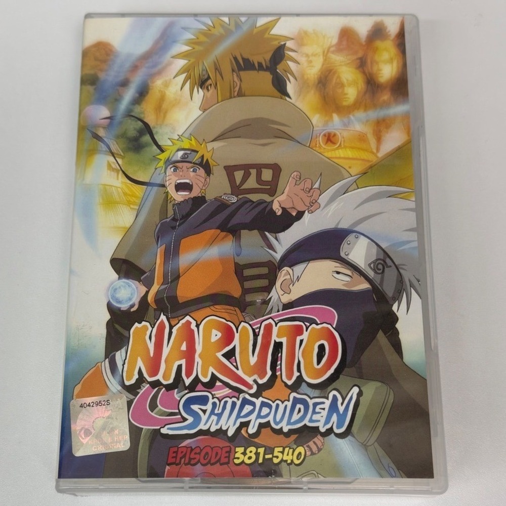 Naruto Shippuden Episode 381-540 DVD 8 Disc Set Anime Japanese English Subtitles